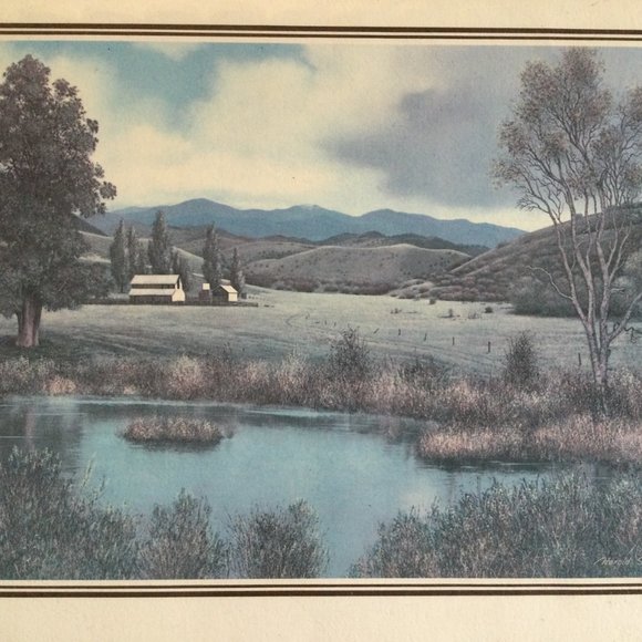 Harold Shelton art print small framed wall decor - Picture 2 of 4